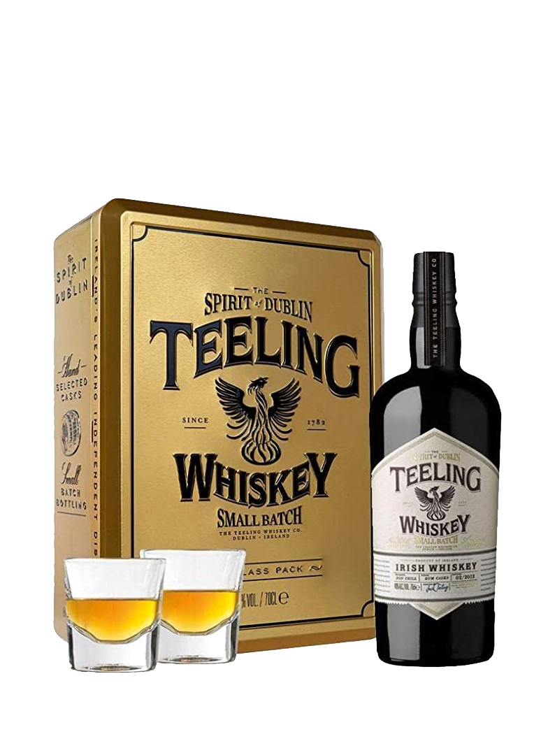 Teeling Whiskey – Small Batch – Confezione regalo con 2 bicchieri